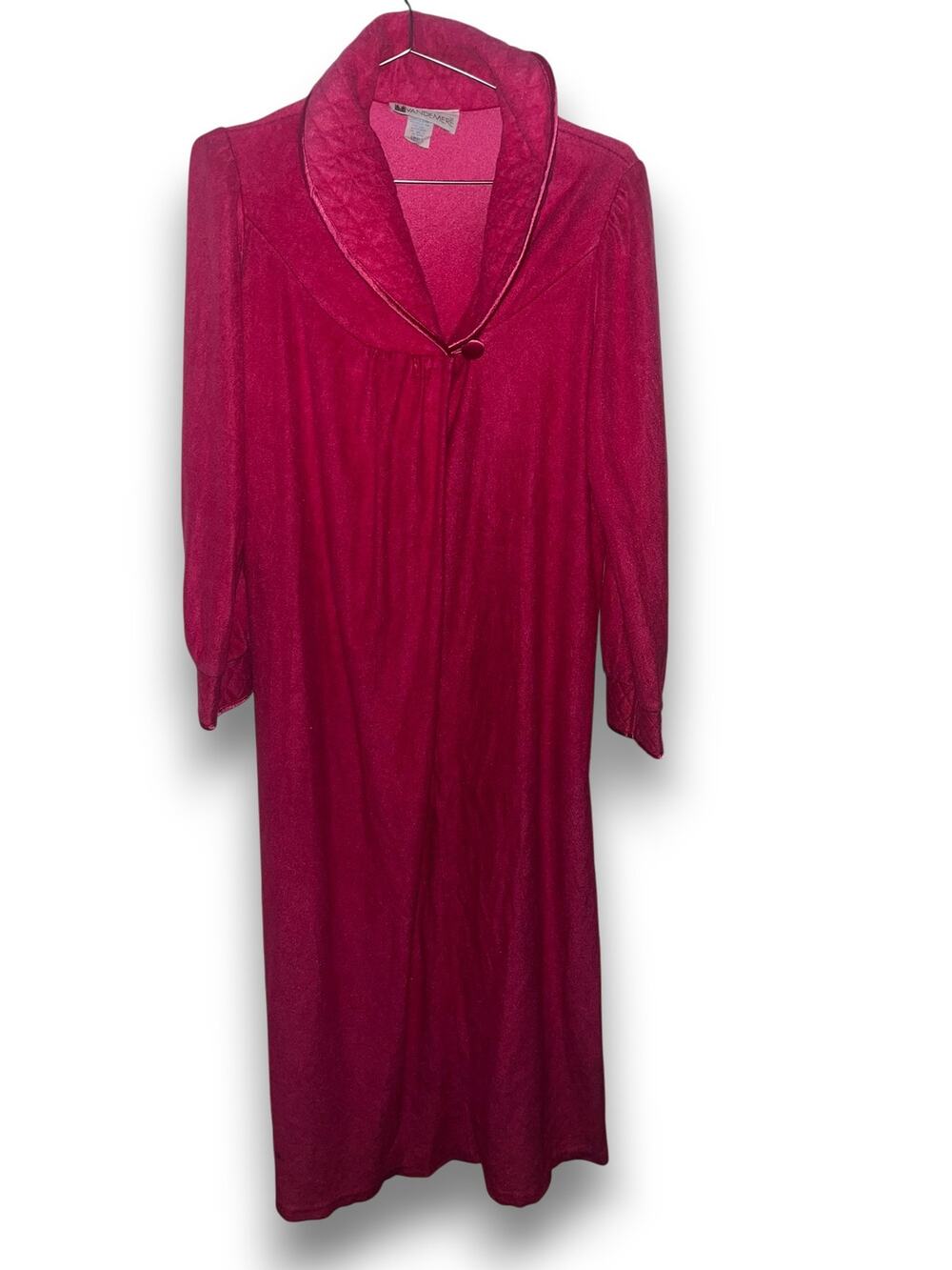 Vintage Vandemere Velour Magenta Robe | Size Small | EUC